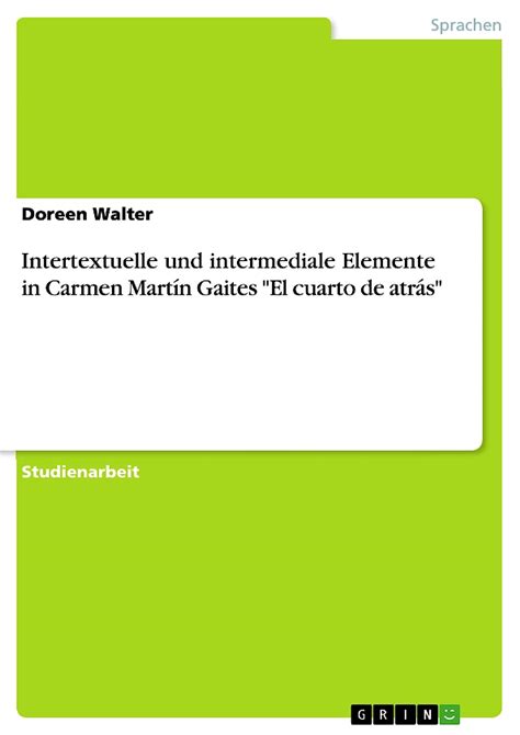 intertextuelle intermediale elemente carmen mart n PDF