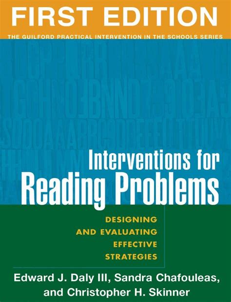 interventions for reading problems first edition designing and evaluating effective strategies guilford practical Epub