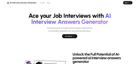 interview answer ai generator