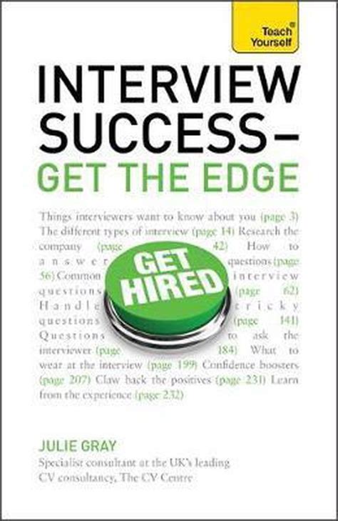 interview success get the edge teach yourself Epub