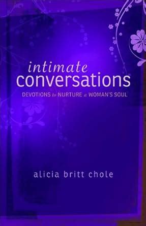 intimate conversations devotions to nurture a womans soul Kindle Editon