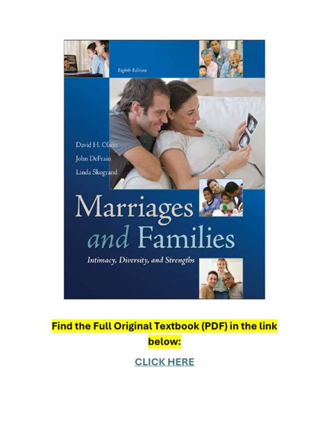 intimate relationships marriages and families 8th edition Kindle Editon