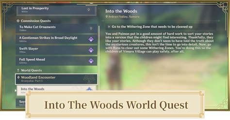 Into The Woods Walkthrough