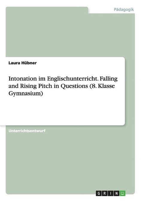 intonation englischunterricht falling questions gymnasium Doc