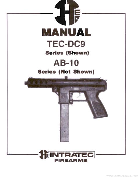 intratec tec 9 manual pdf Epub