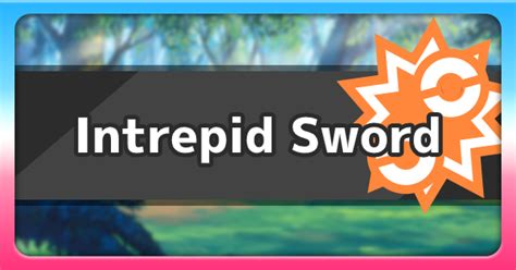 intrepid sword