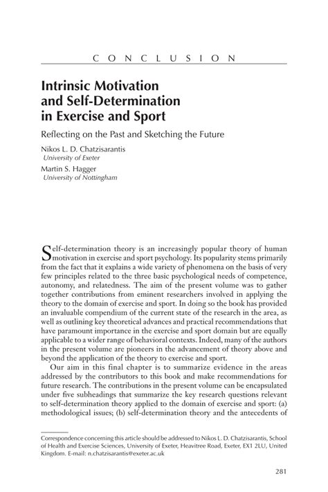 intrinsic motivation and self determination in exercise and sport Kindle Editon