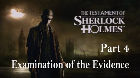 introduce the evidence sherlock holmes