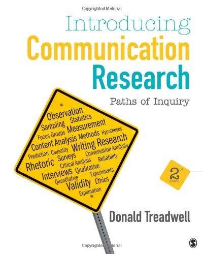 introducing communication research paths of inquiry Epub