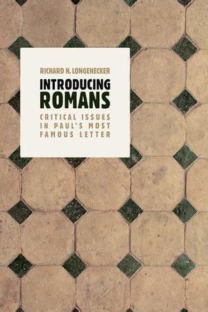 introducing romans critical issues in pauls most famous letter PDF