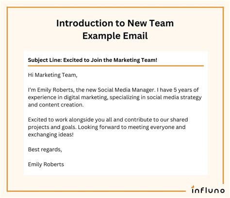 introducing yourself to a new team sample