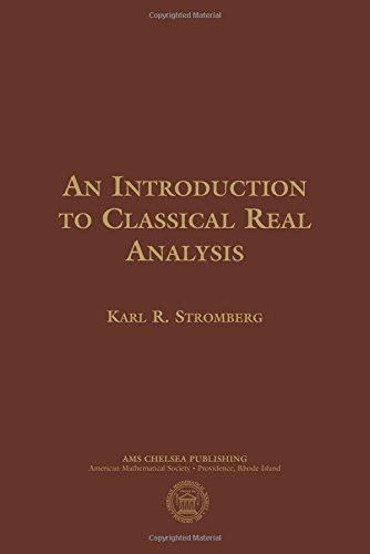 introduction classical analysis chelsea publishing Epub