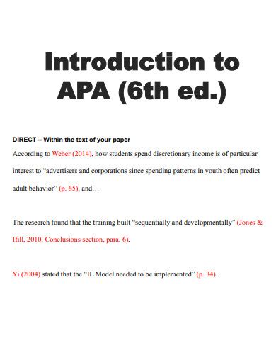 introduction for apa paper Epub