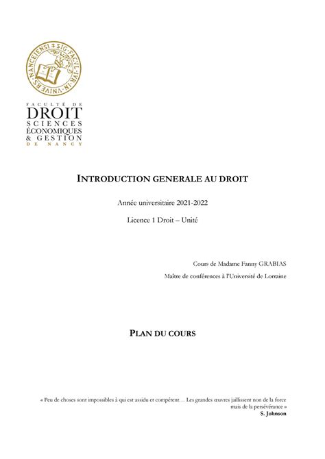 introduction g n rale droit 10e d PDF