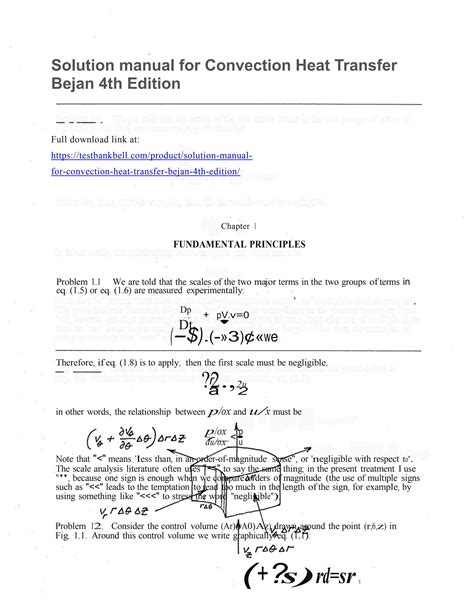 introduction heat transfer 4th edition solution manual Kindle Editon