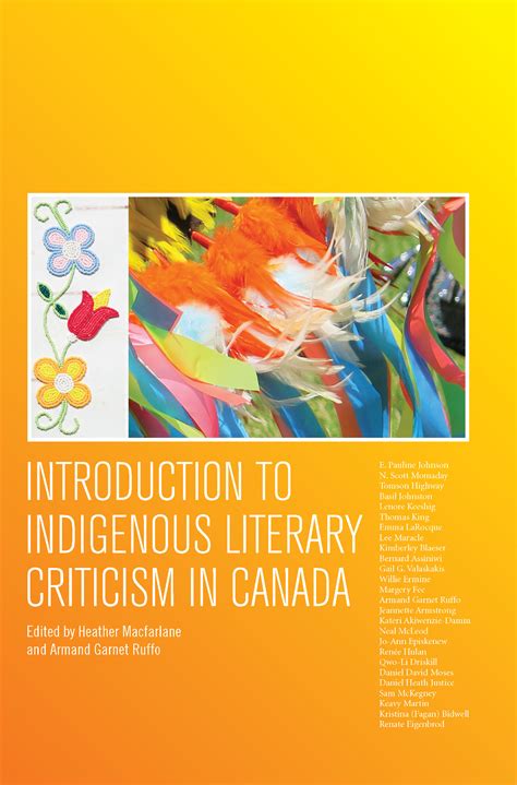 introduction indigenous literary criticism canada Reader
