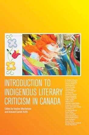 introduction indigenous literary criticism canada Reader