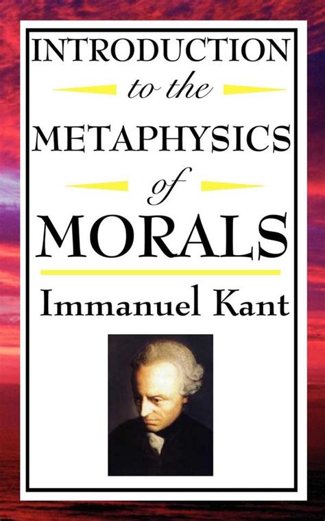 introduction metaphysic morals immanuel kant Doc