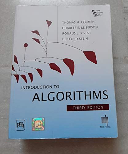 introduction to algorithms 3rd edition answer key PDF