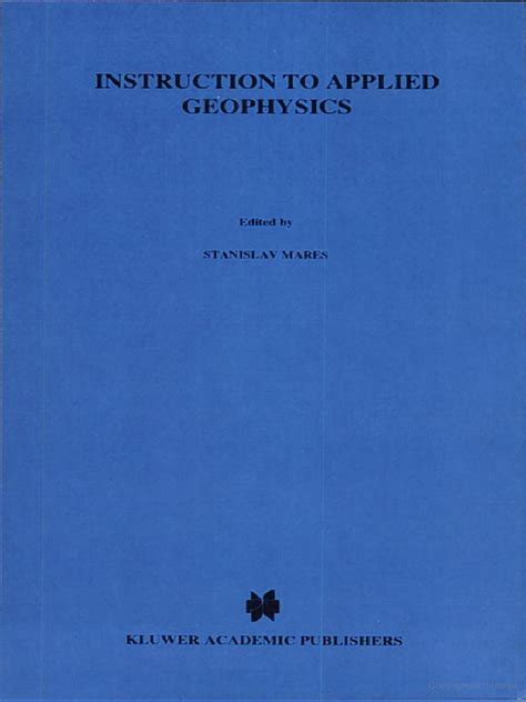 introduction to applied geophysics solutions manual pdf Doc