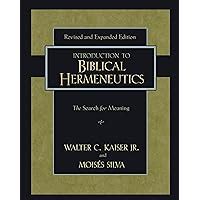 introduction to biblical hermeneutics the search for meaning Epub