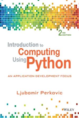 introduction to computing using python perkovic pdf PDF