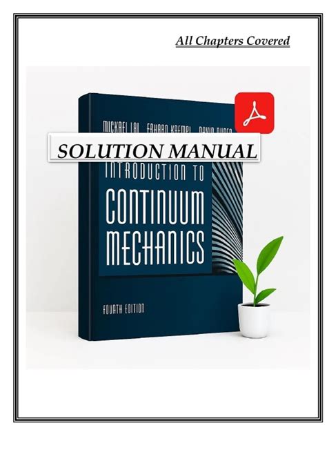 introduction to continuum mechanics fourth edition solutions Epub