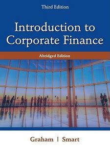 introduction to corporate finance 3rd edition solutions Kindle Editon