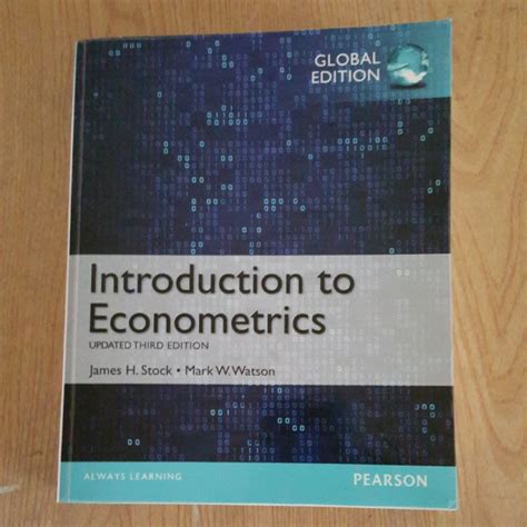 introduction to econometrics third edition james h stock Kindle Editon