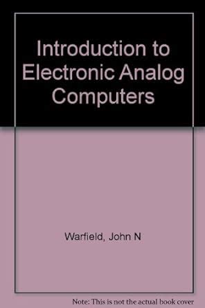 introduction to electronic analog computers Reader