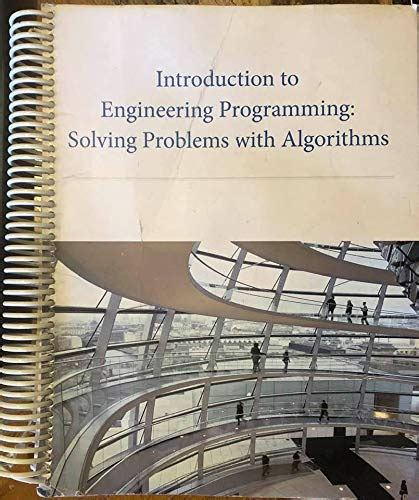 introduction to engineering programming solving problems with Reader