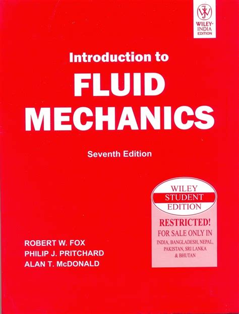 introduction to fluid mechanics solutions manual fox 7th ed Kindle Editon