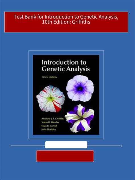 introduction to genetic analysis 10th edition test bank Doc