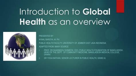 introduction to global health PDF