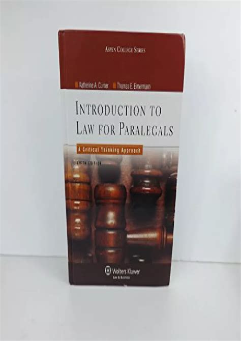 introduction to law for paralegals 5th edition free pdf Epub
