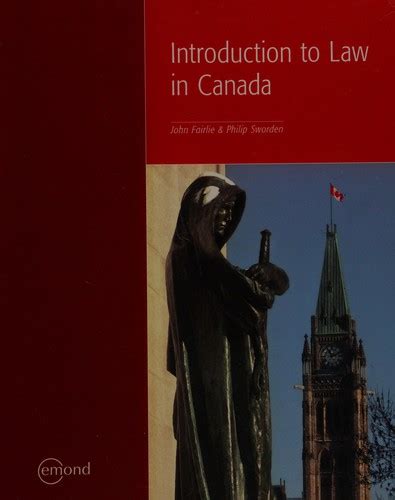 introduction to law in canada olivo Ebook PDF