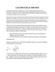 introduction to ligand field theory PDF