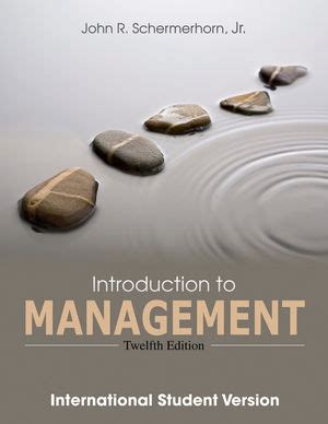 introduction to management 12th edition john schermerhorn Kindle Editon