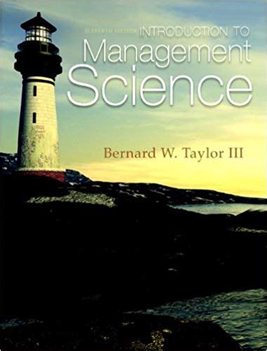 introduction to management science solutions 11e Ebook Reader