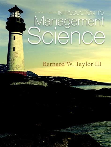 introduction to management science taylor PDF
