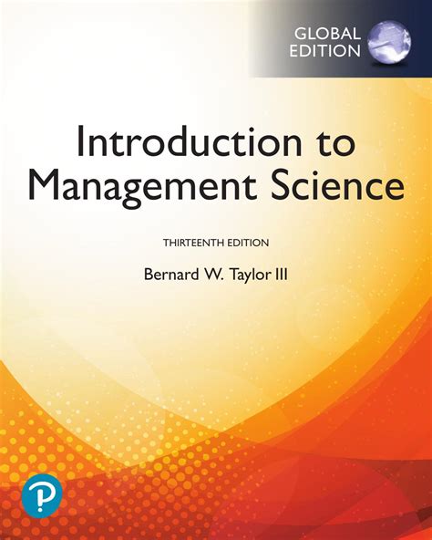 introduction to management science taylor answers Epub