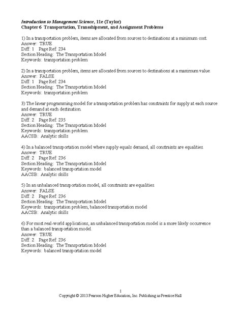 introduction to management science taylor chapter 6 Reader