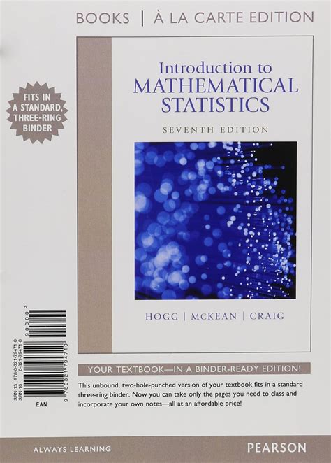 introduction to mathematical statistics 7th edition Epub