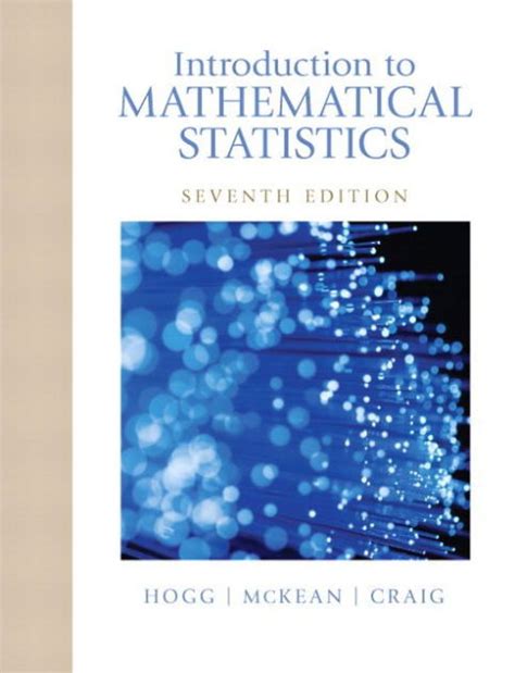 introduction to mathematical statistics 7th edition hogg Epub