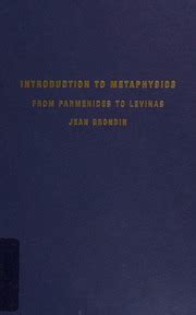 introduction to metaphysics from parmenides to levinas Kindle Editon