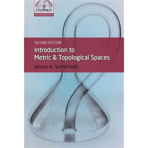 introduction to metric and topological spaces oxford mathematics Reader