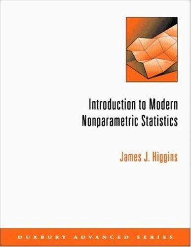 introduction to modern nonparametric statistics higgins Kindle Editon