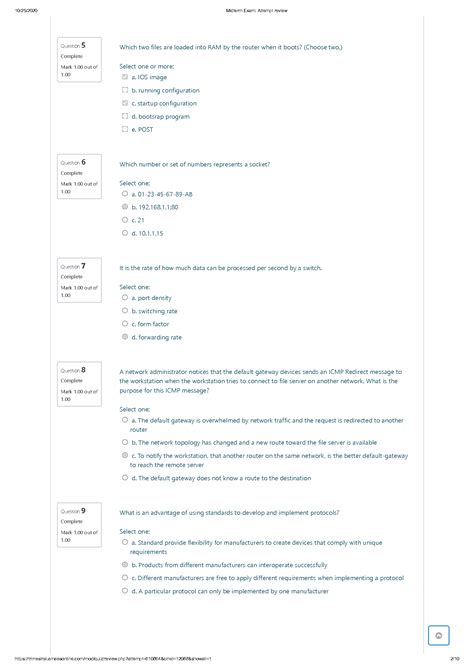 introduction to networking midterm exam answers itt Kindle Editon