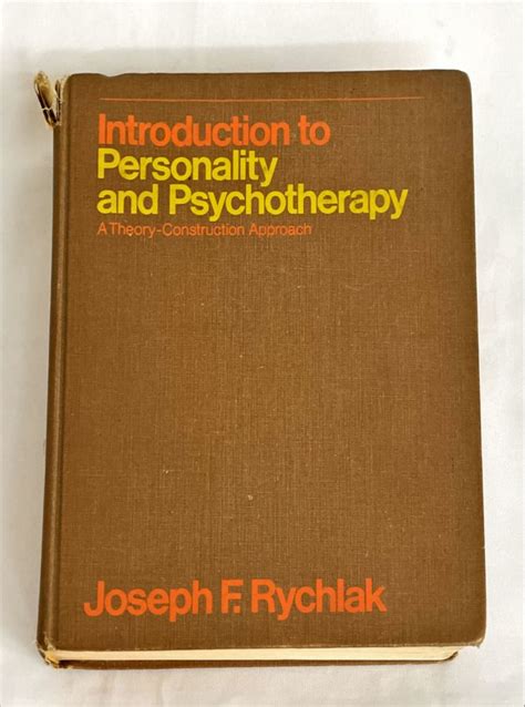 introduction to personality and psychotherapy a theory construction approach Epub