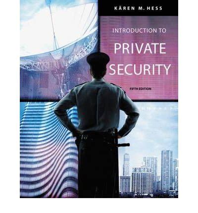 introduction to private security introduction to private security Kindle Editon